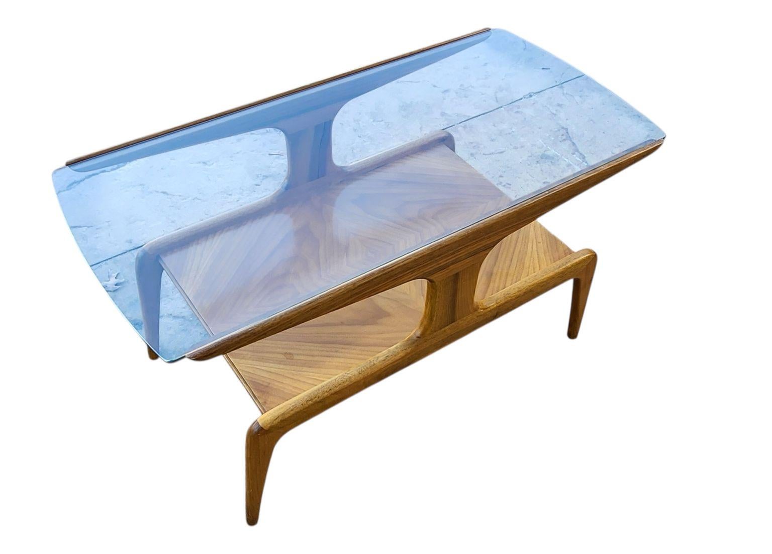 Mid Century Gio Ponti Domus Nova Coffee Table Italy 1950 en venta 1