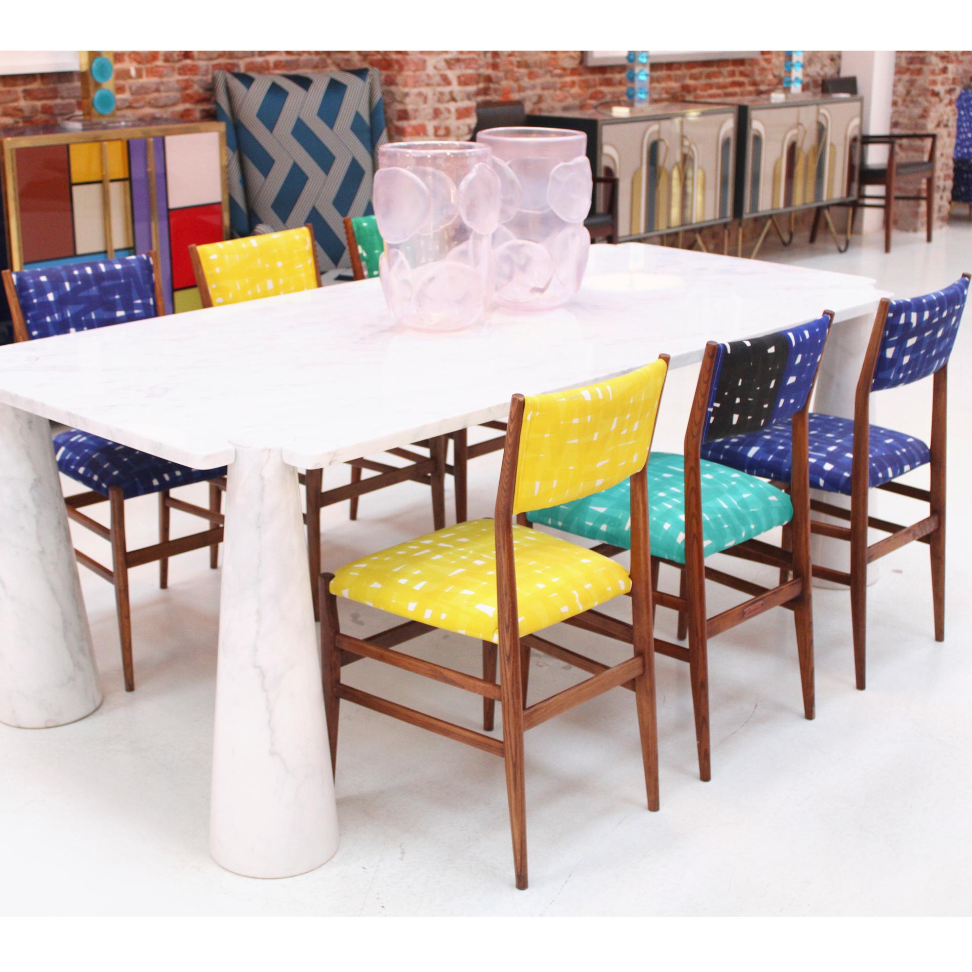 Mid-Century Gio Ponti Set of Four Leggera 646 Ashwood Italian Chairs, 1951 For Sale 3