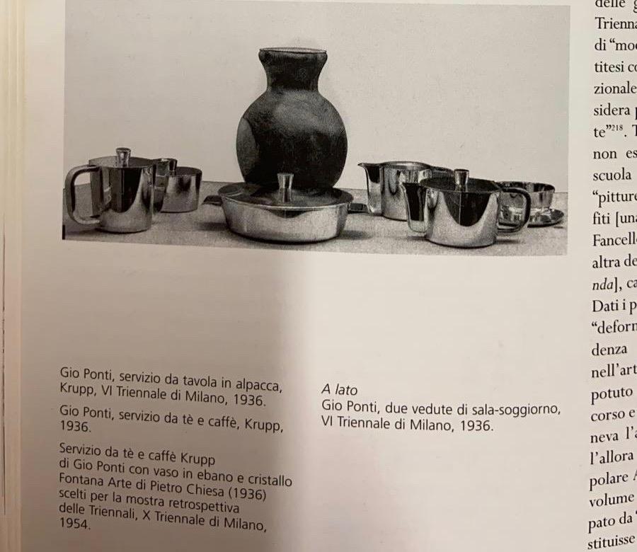 Alpaca Mid-century Gio Ponti silver plated coffee pot and a tiny Arthur Krupp dish
