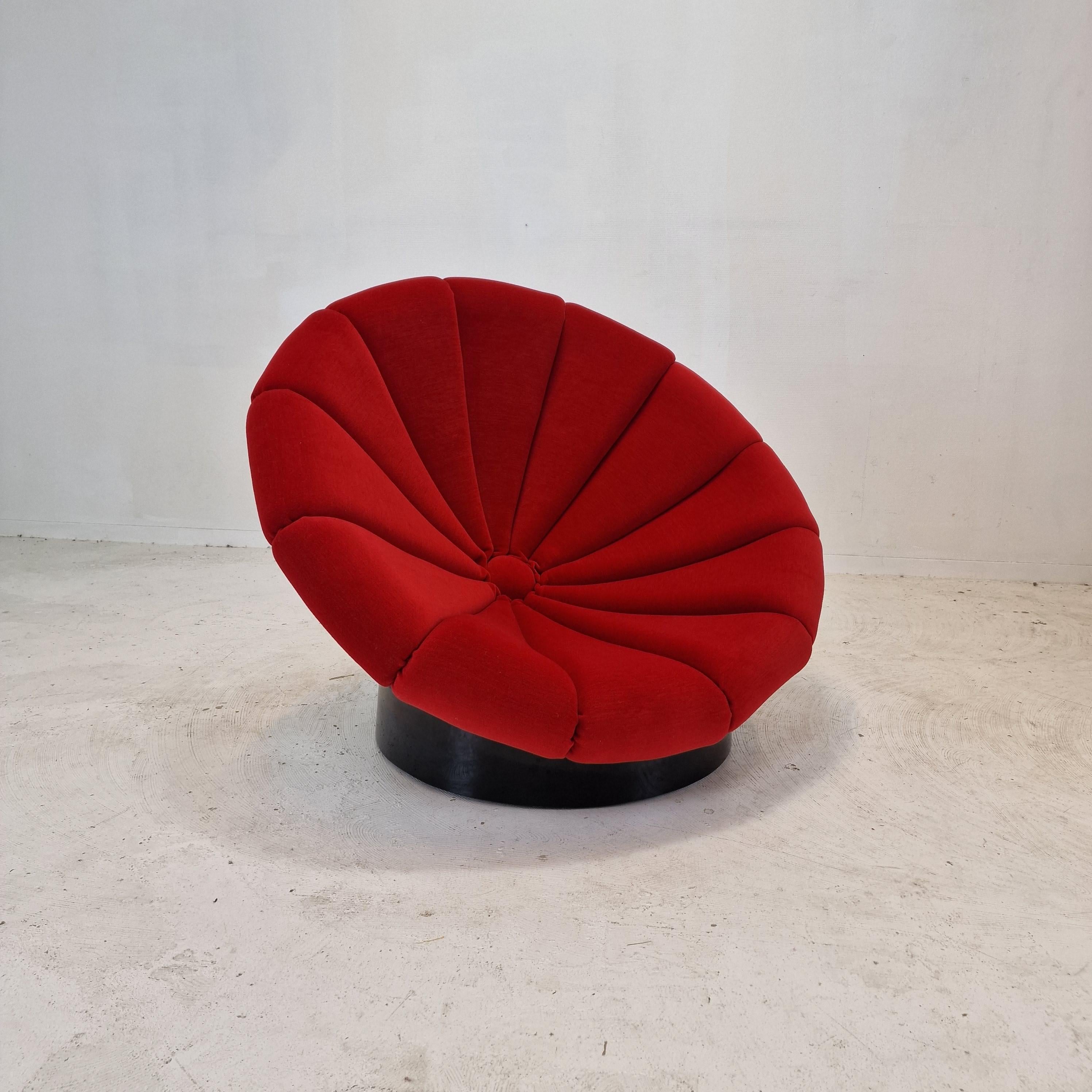 Mid-Century Modern Mid Century Girasole Armchair by Luciano Frigerio, Italy 1970's For Sale