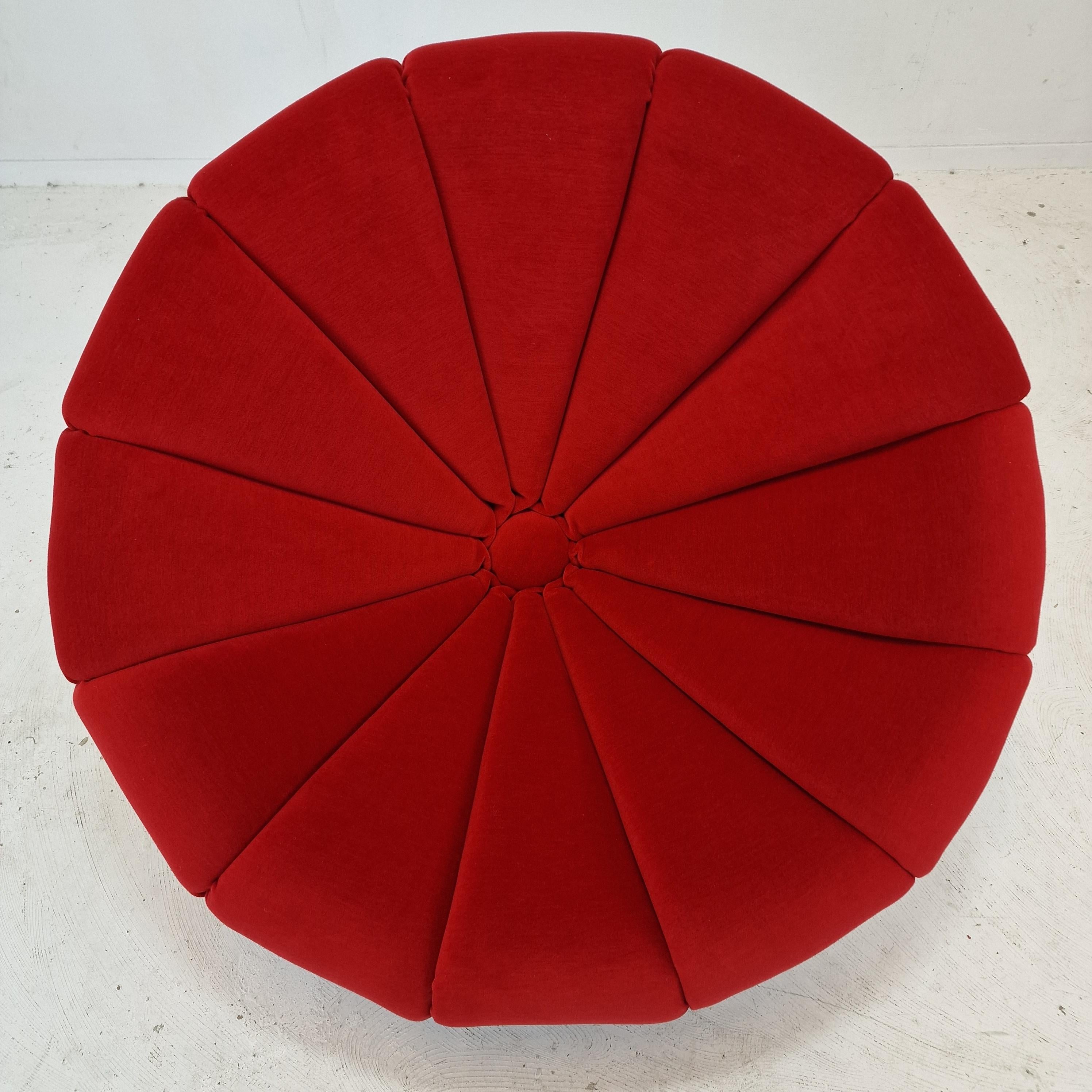 Lacquered Mid Century Girasole Armchair by Luciano Frigerio, Italy 1970's For Sale