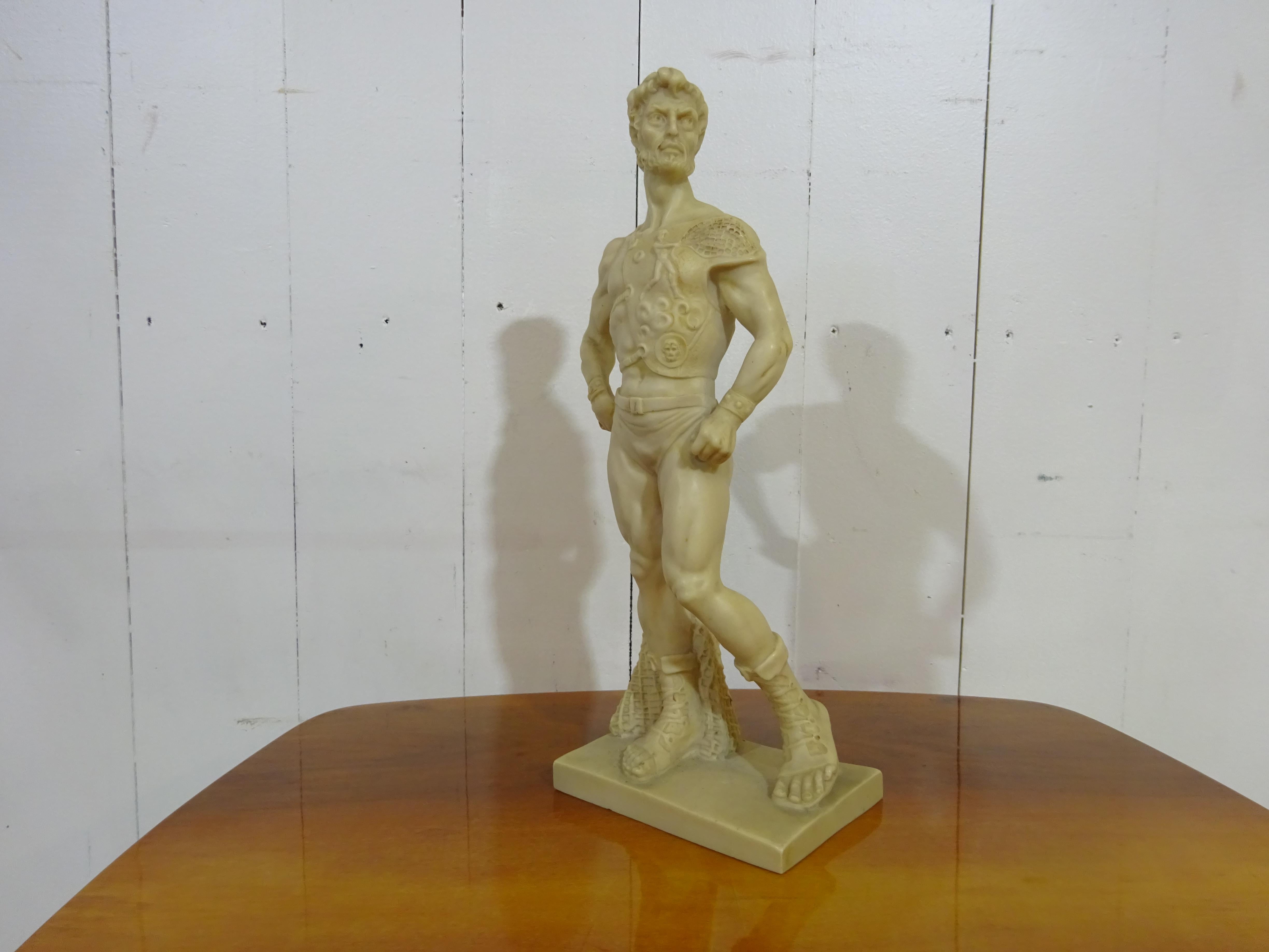 Mid-Century Gladiator Statue For Sale 1