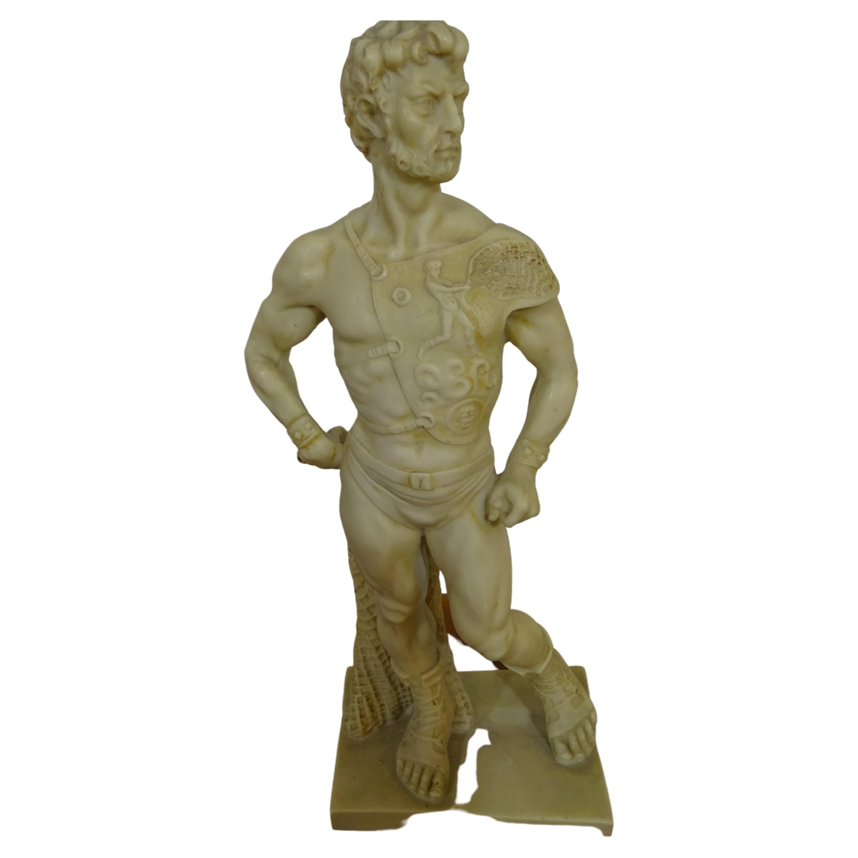 Mid-Century Gladiator Statue For Sale