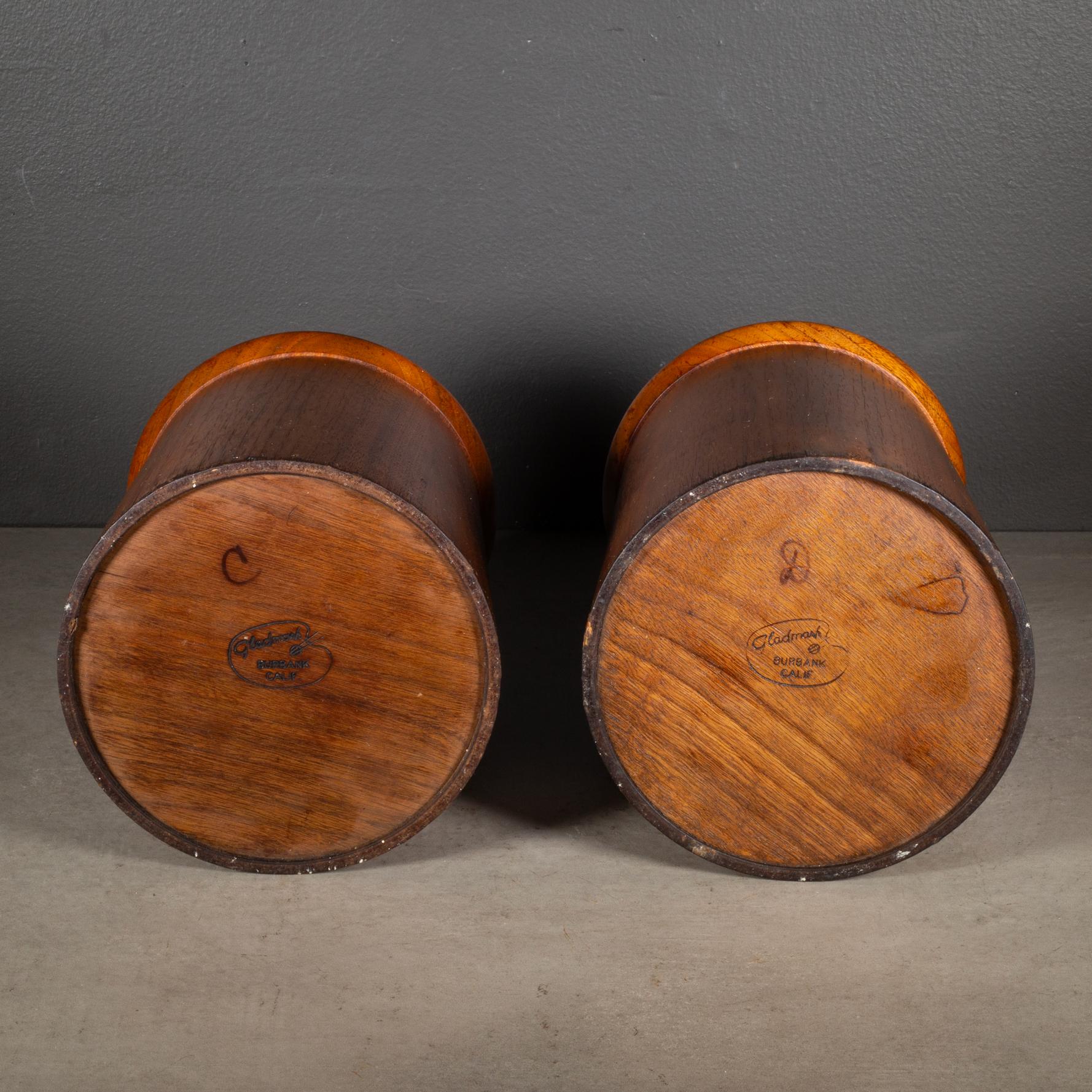 Cestini in teak Gladmark di metà secolo, 1950 ca. in vendita 1