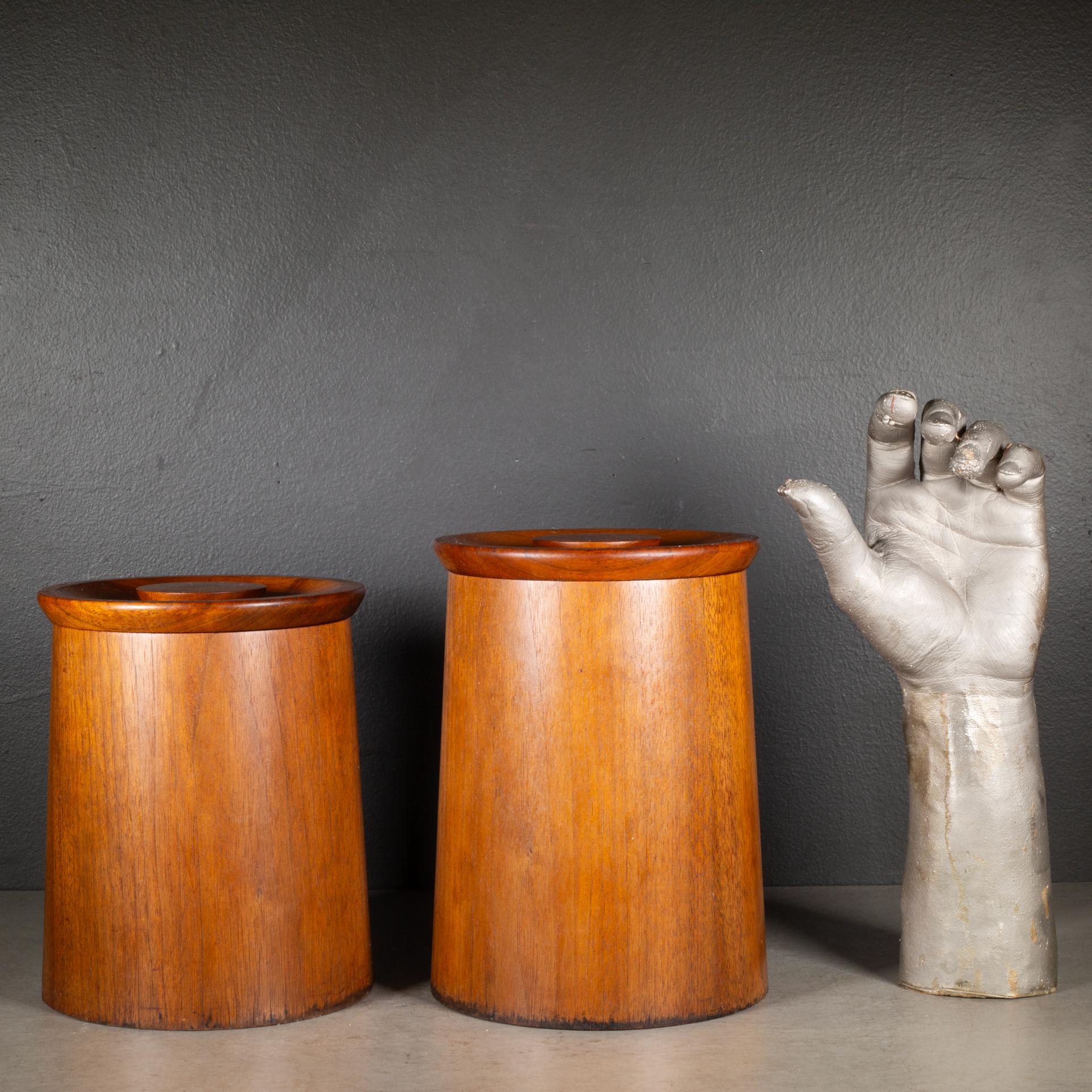 Cestini in teak Gladmark di metà secolo, 1950 ca. in vendita 2