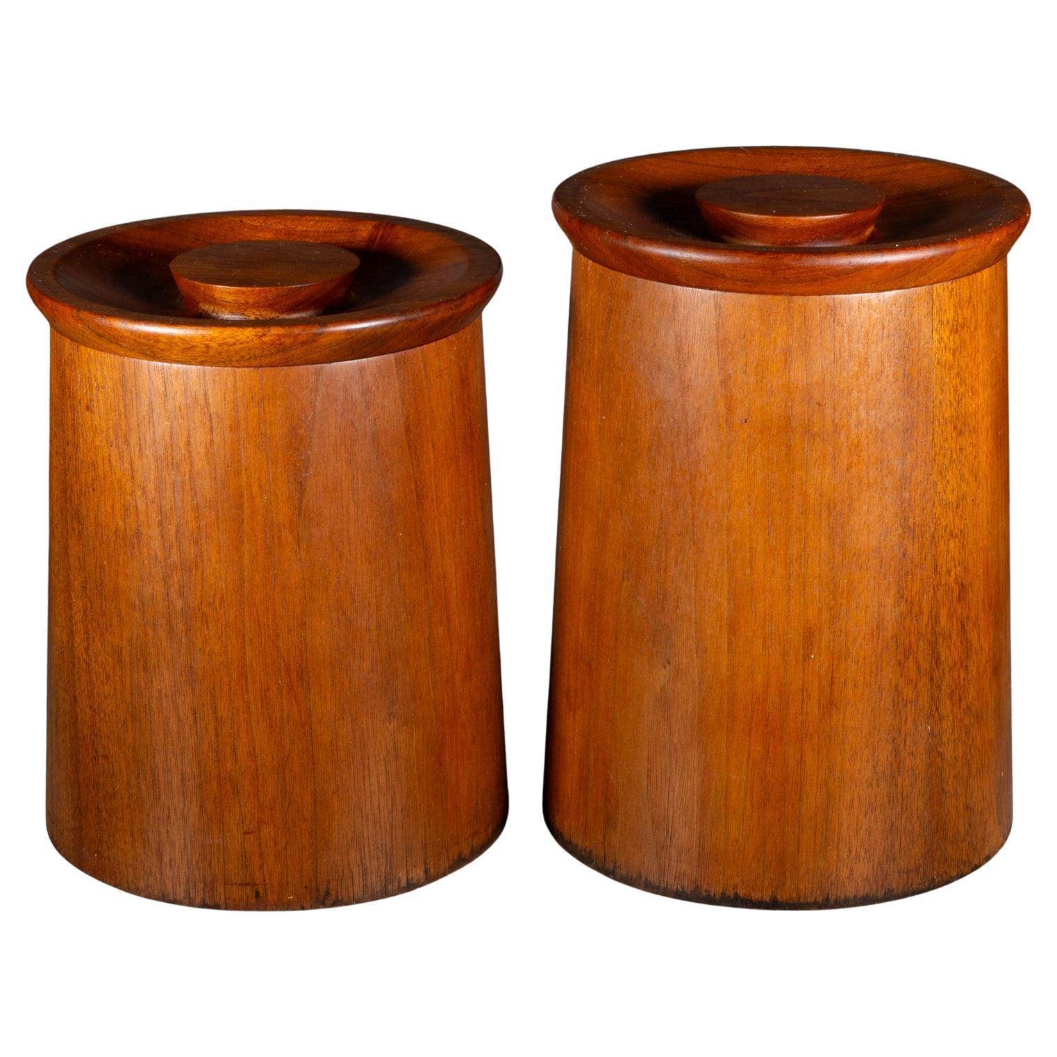 Cestini in teak Gladmark di metà secolo, 1950 ca. in vendita