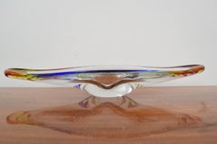 Mid-Century Glass Bowl/Bohemia Glass, 1960´s