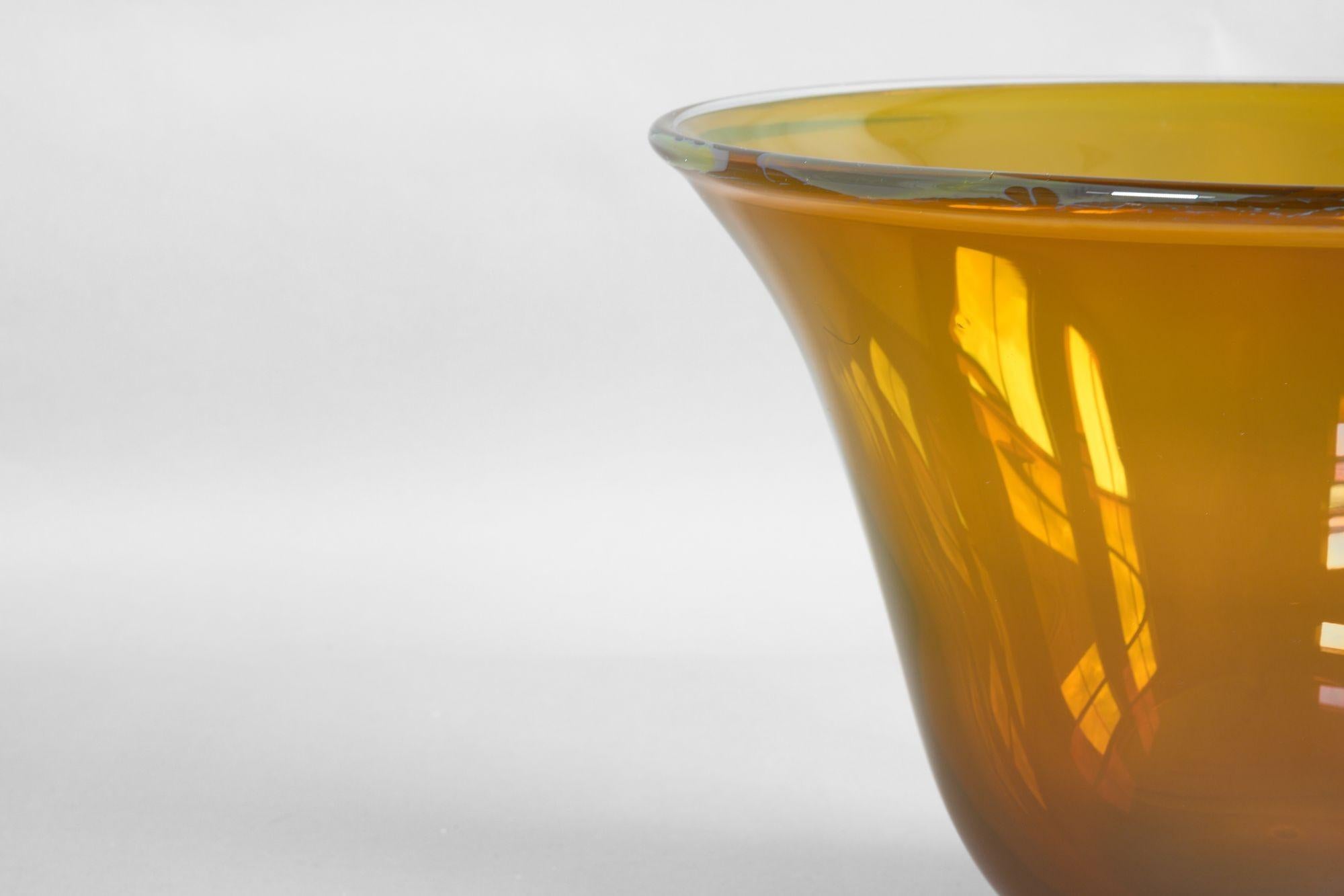 Mid-Century Glasschale im Zustand „Gut“ im Angebot in London, England