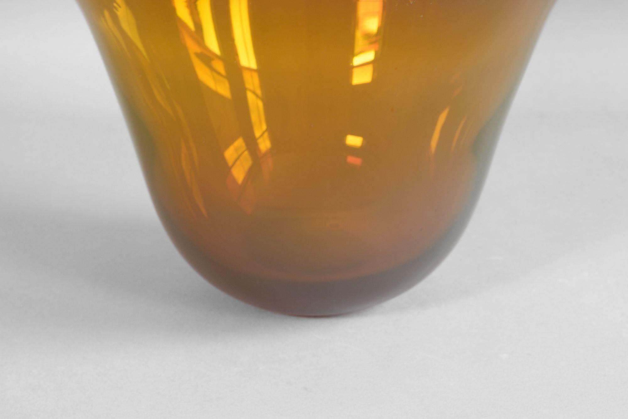 Mid-Century Glasschale im Angebot 1