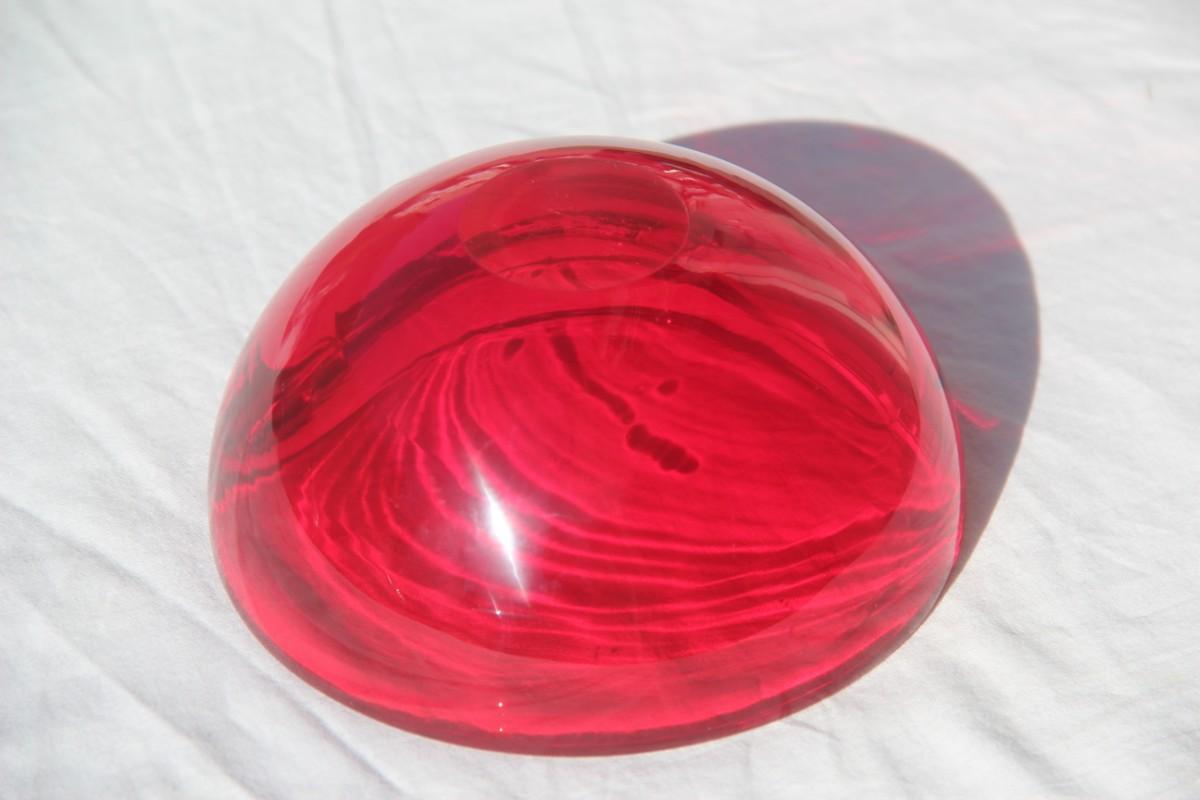 red glass bowls