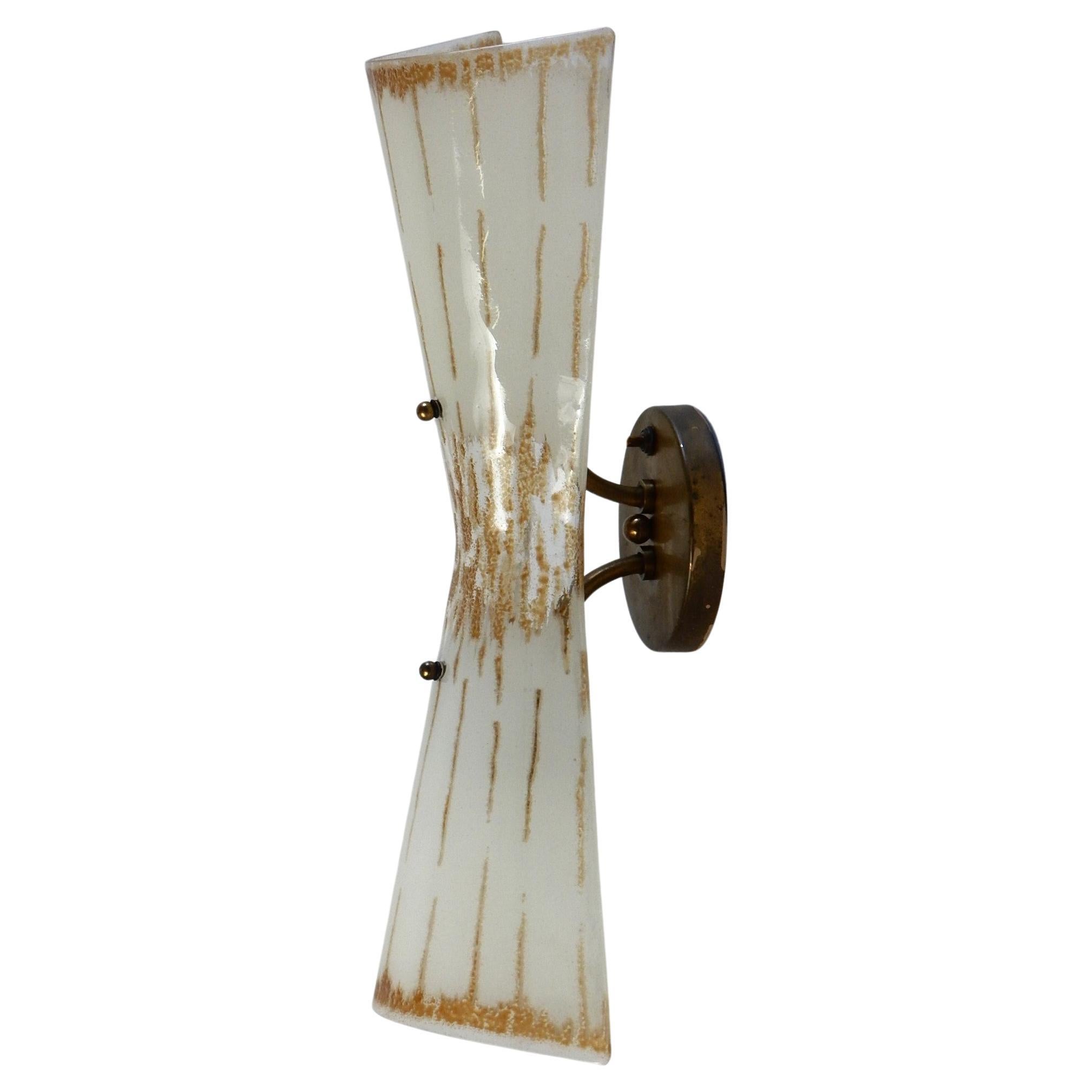 hourglass wall sconce