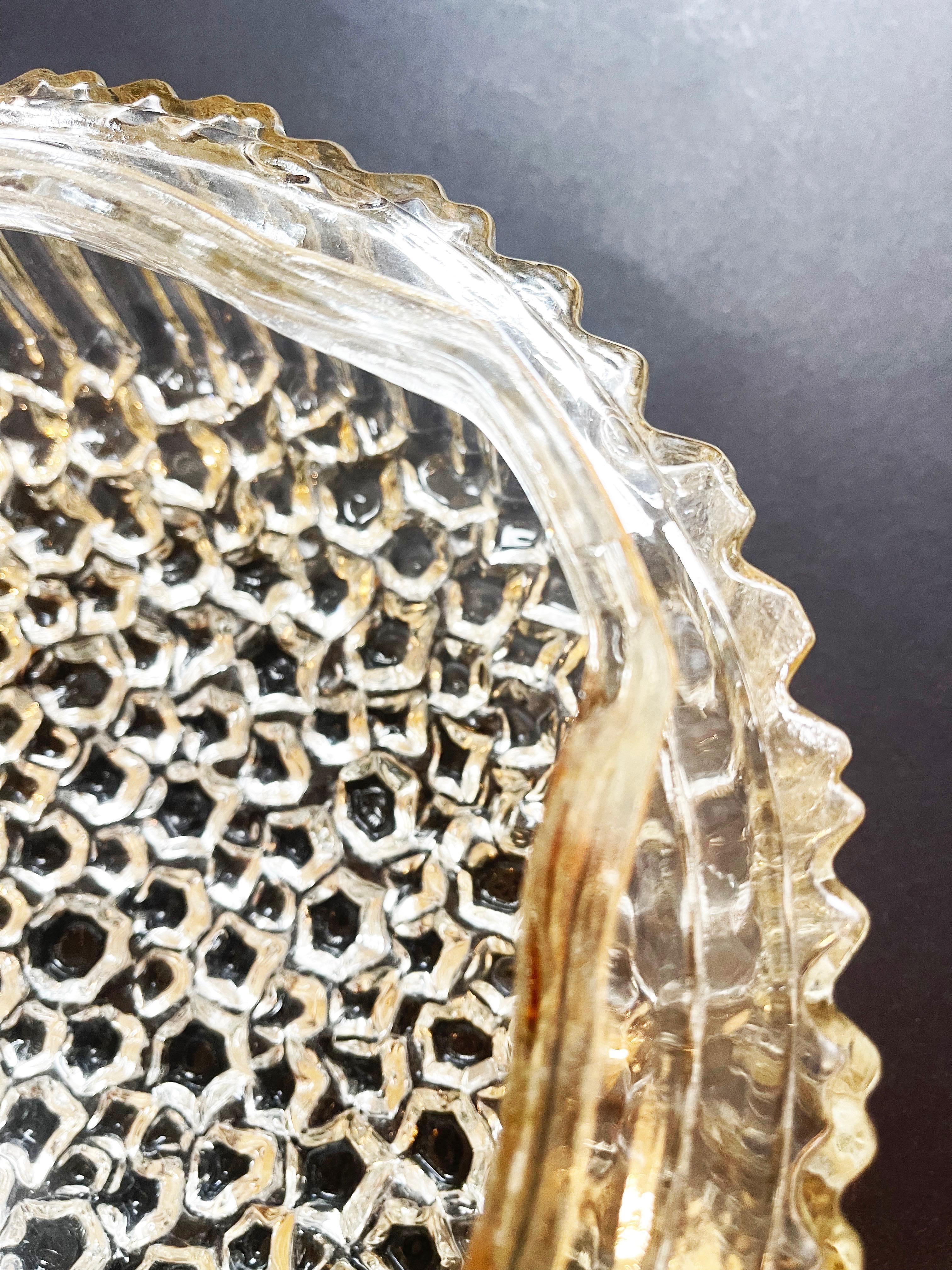 Lampada da incasso in vetro a bolle bianche di metà secolo Helena Tynell Glashütte Limburg in vendita 10