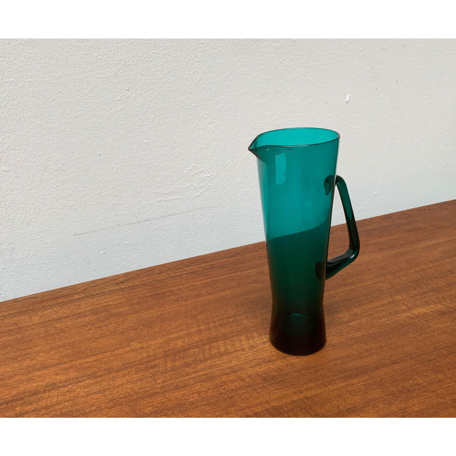 Pichet à carafe en verre du milieu du siècle de Weitz en vente 5