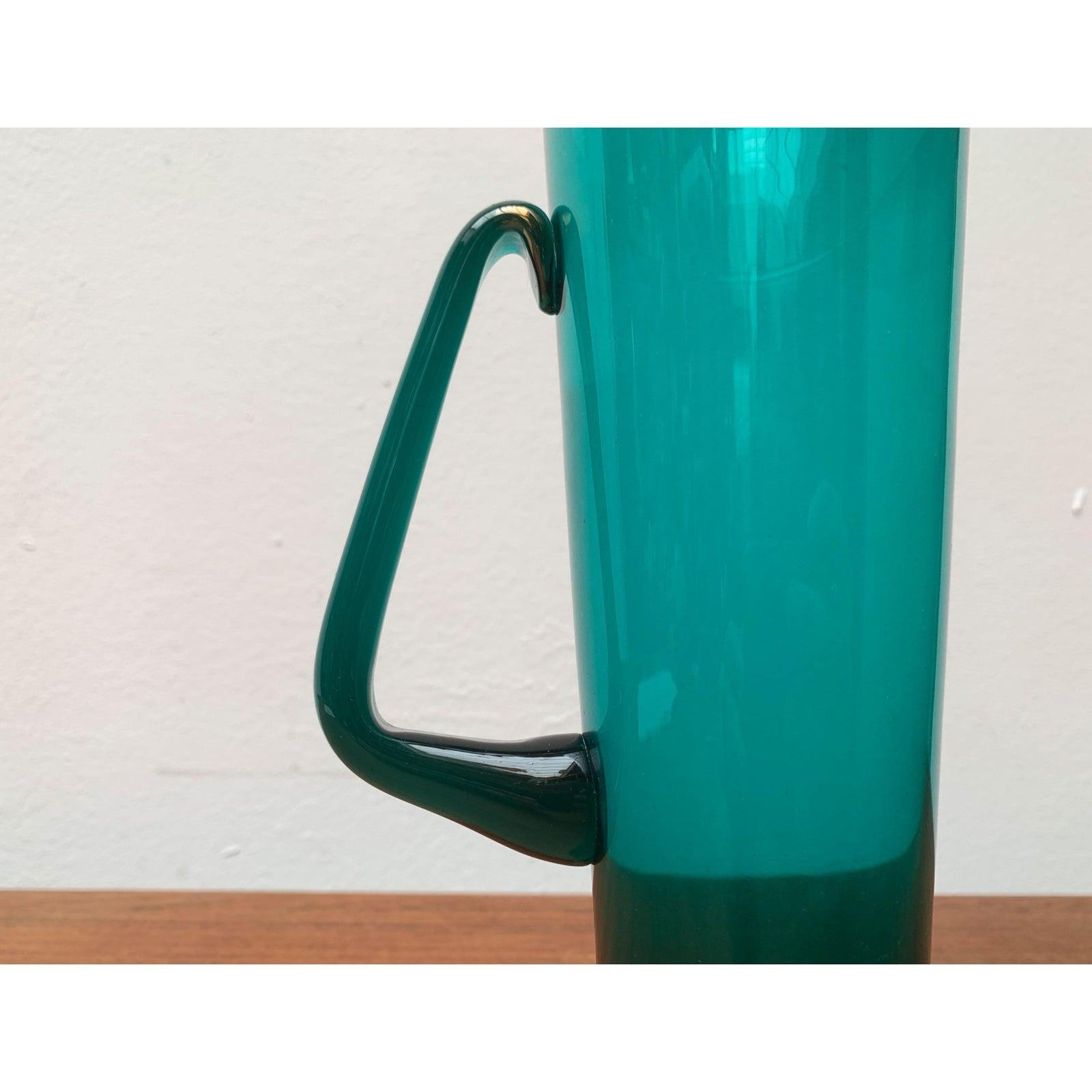 Mid-Century Modern Pichet à carafe en verre du milieu du siècle de Weitz en vente
