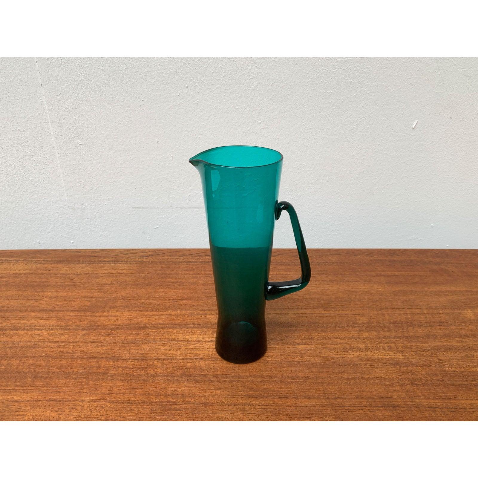 Verre Pichet à carafe en verre du milieu du siècle de Weitz en vente