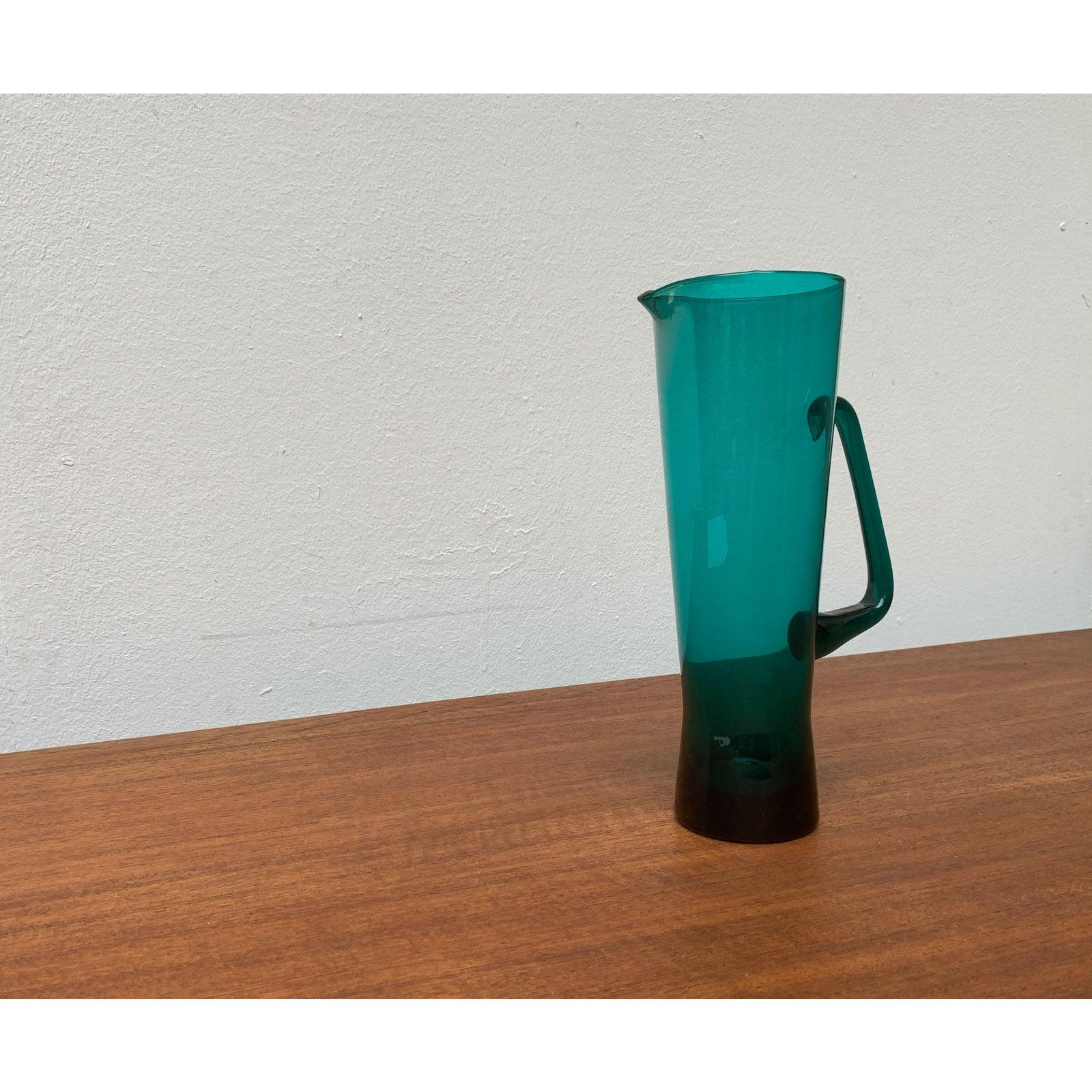 Pichet à carafe en verre du milieu du siècle de Weitz en vente 1