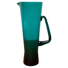 Mid-Century Glass Carafe Jug from Weitz