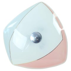 Plafonnier en verre du milieu du siècle par Napako, Tchécoslovaquie, années 1960