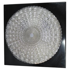 Mid-Century Glass Ceiling or Wall Light by Lidokov, 1970s