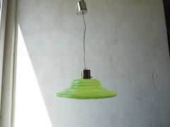 Lampadario in vetro della metà del secolo scorso, di Stefan Tabery, Bohemia, anni '60.