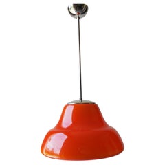 Mid-century Glass Chandelier, by Stefan Tabery, Czechoslovakia, 1960's.