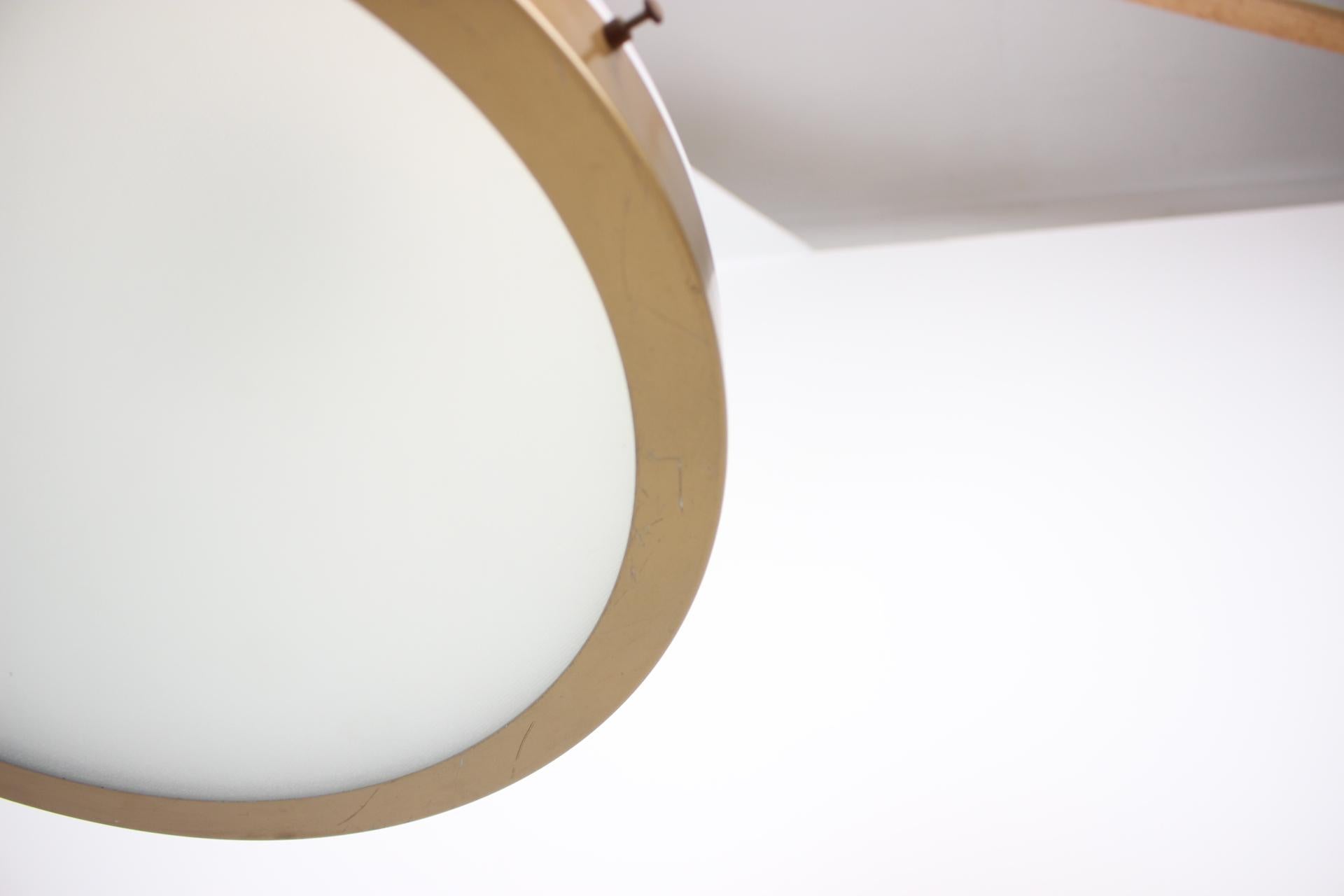 Lampadario in vetro di metà secolo/Kamenicky Senov, anni '70 in vendita 7