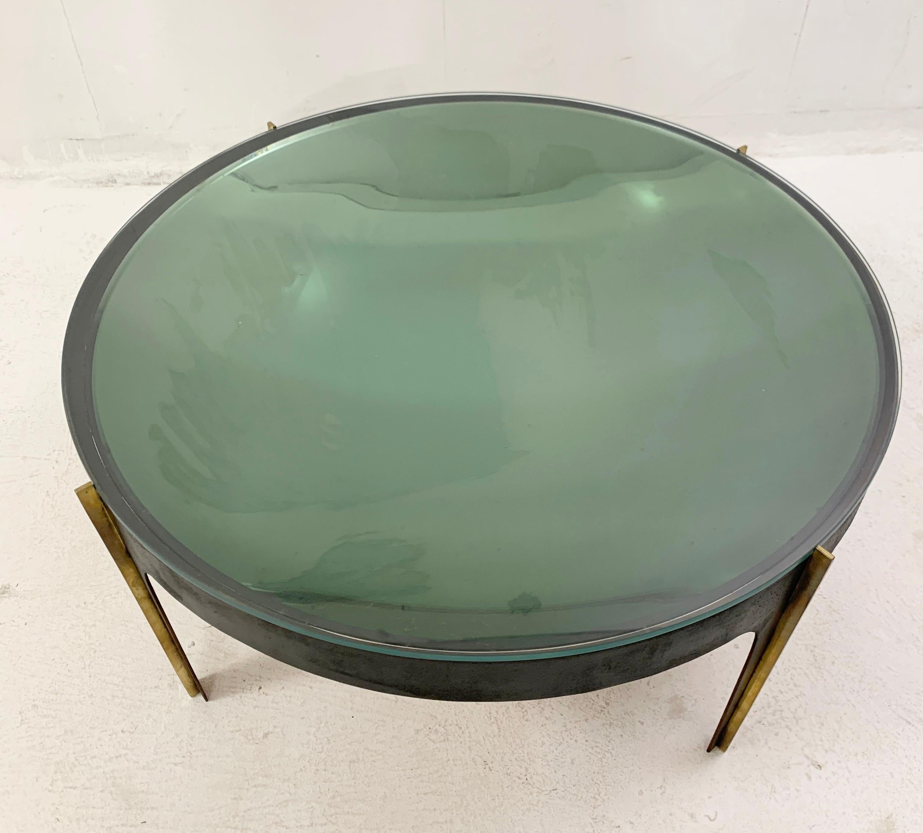 Mid-Century Glass Coffee Table Attributed to Max Ingrand for Fontana Arte, Italy For Sale 2