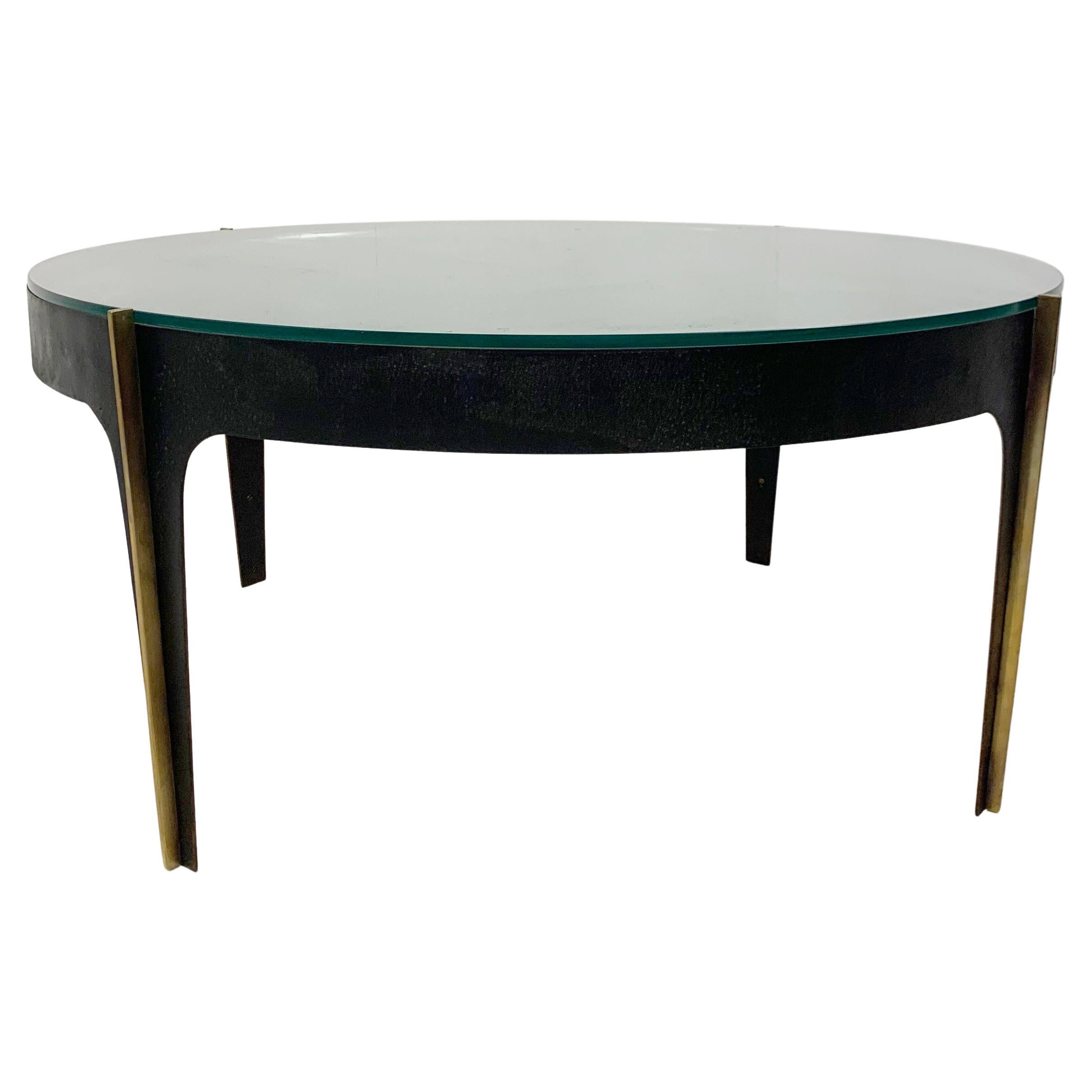 Mid-Century Glass Coffee Table Attributed to Max Ingrand for Fontana Arte, Italy