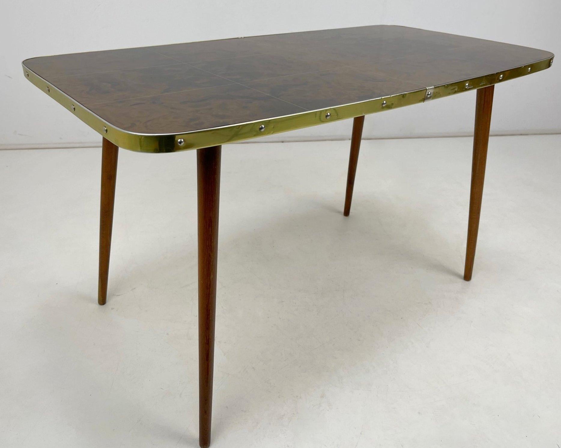 Mid-Century Modern Mid-Century Glass Coffee Table, Germany, 1960's For Sale