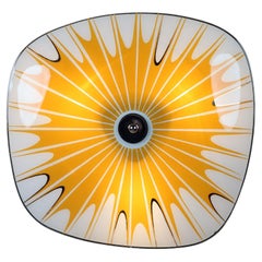 Colgante o aplique de cristal de mediados de siglo Exposición Universal de Bruselas 1958 (no:1)