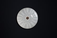 Mid-Century Glass Hanging Pendant or Wall Light Brussels World Expo 1958 (no16)