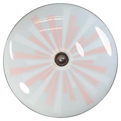 Hängeleuchte oder Wandleuchte aus Glas aus der Mitte des Jahrhunderts Brüsseler Weltausstellung 1958 (no21)