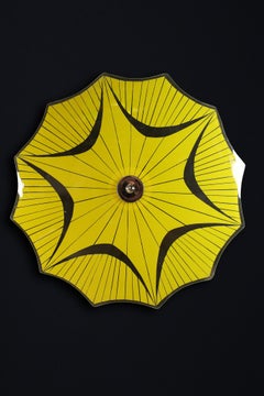 Mid-Century Glass Hanging Pendant or Wall Light Brussels World Expo 1958 (no:3)