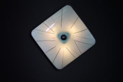 Mid-Century Glass Hanging Pendant or Wall Light Brussels World Expo 1958 (no31)