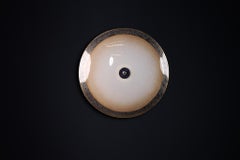 Mid-Century Glass Hanging Pendant or Wall Light Brussels World Expo 1958 (no33)