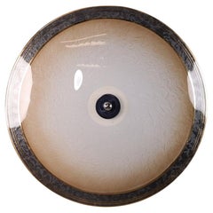 Hängeleuchte oder Wandleuchte aus Glas aus der Mitte des Jahrhunderts Brüsseler Weltausstellung 1958 (no33)