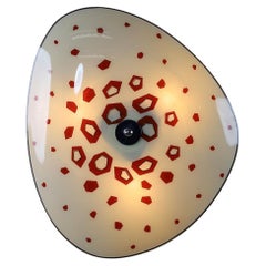 Colgante o aplique de cristal de mediados de siglo Exposición Universal de Bruselas 1958 (no35)