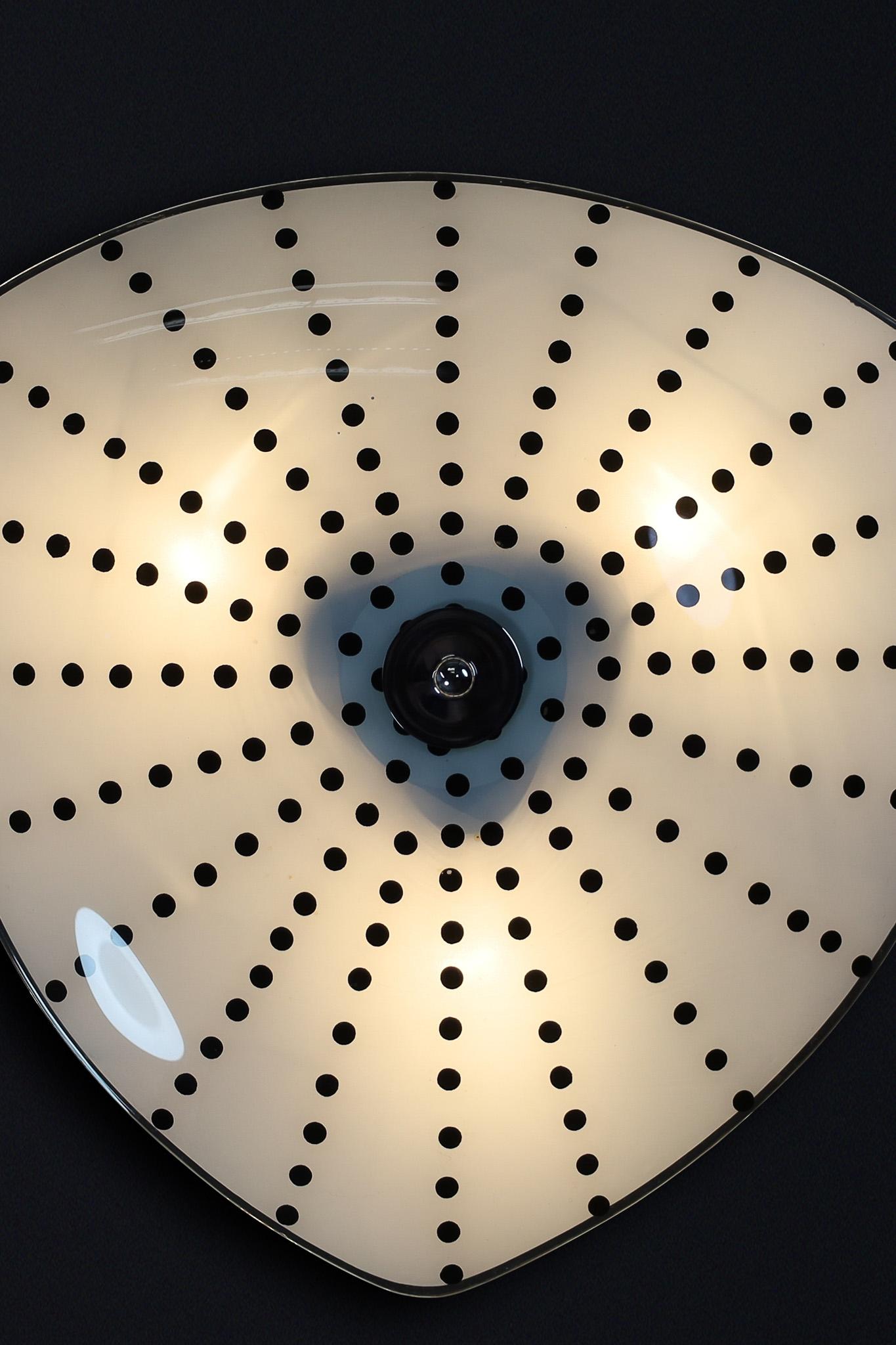 20th Century Mid-Century Glass Hanging Pendant or Wall Light Brussels WorldExpo 1958 (no:11) For Sale