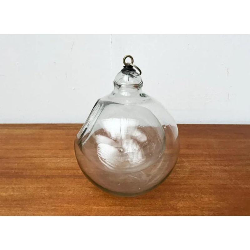 Jardinière suspendue en verre du milieu du siècle, années 1960 en vente 4
