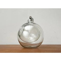 Mid-Century Glass Hanging Planter, 1960s