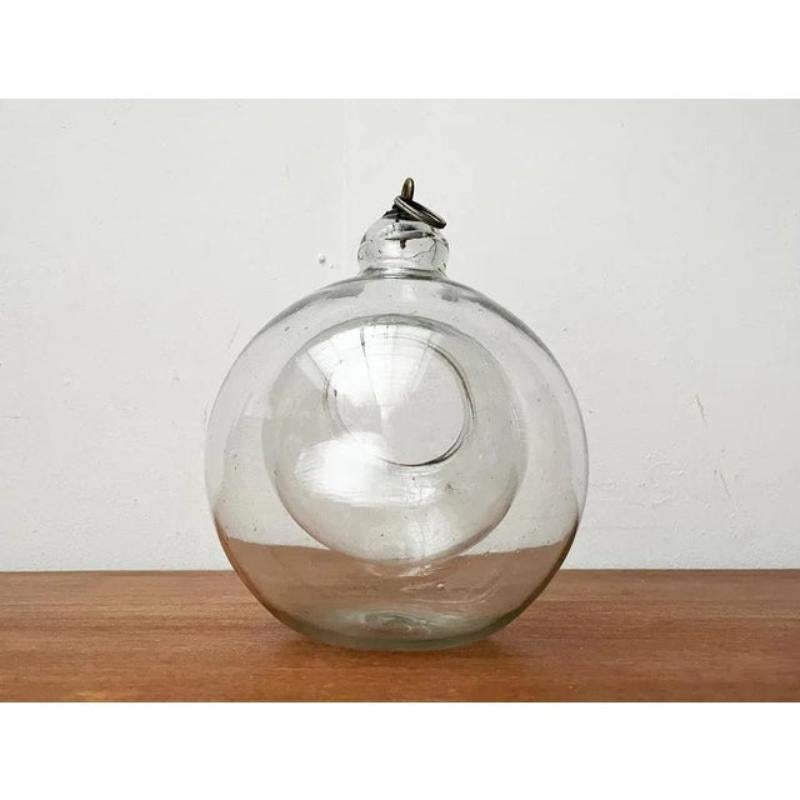 Jardinière suspendue en verre du milieu du siècle, années 1960 Excellent état - En vente à Hamburg, DE