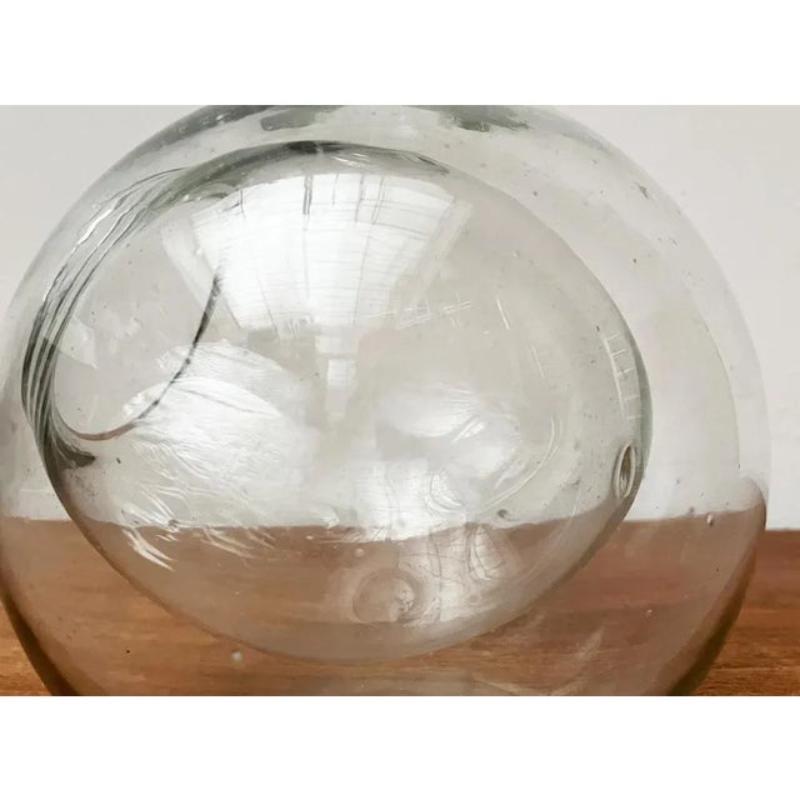 Jardinière suspendue en verre du milieu du siècle, années 1960 en vente 1