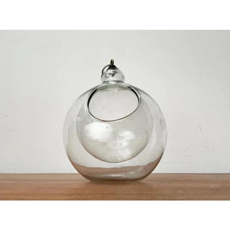 Jardinière suspendue en verre du milieu du siècle, années 1960 en vente 3