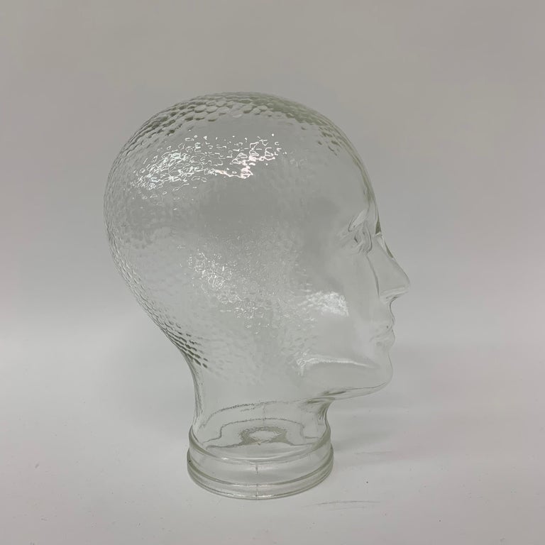 Mid Century Glass Head Mannequin, 1970's For Sale at 1stDibs