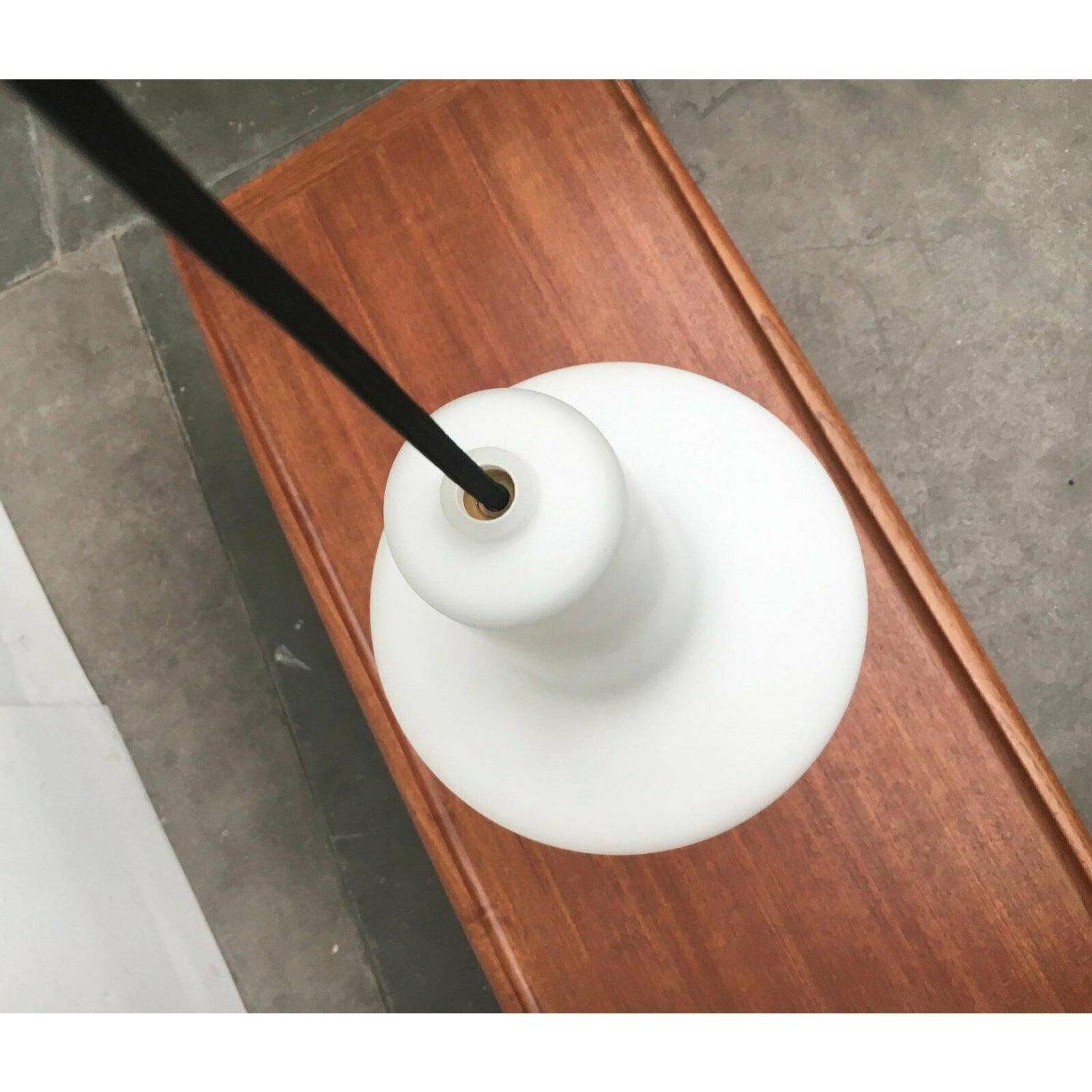 Mid-Century Glass Kreta Pendant Lamp by Jacob E. Bang, 1960s For Sale 6