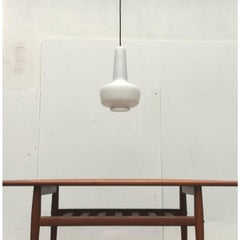 Mid-Century Glass Kreta Pendant Lamp by Jacob E. Bang, 1960s