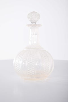 Mid-Century Glass Liqueur Bottle