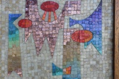 Midcentury Glass Mosaic by Phyllis Wallen