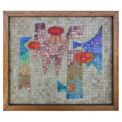 Midcentury Glass Mosaic by Phyllis Wallen
