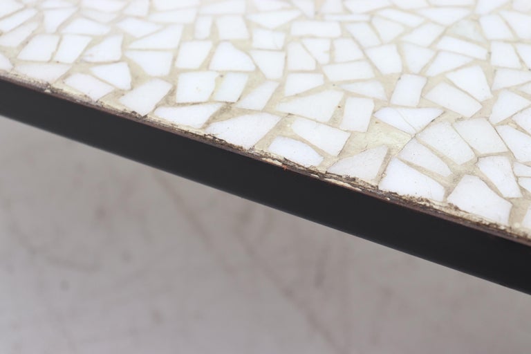 Mid-century Glass Mosaic Tile Coffee Table 6